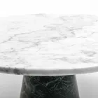 Soporte moderno para pasteles en mármol de Carrara y Marquinia Made in Italy - Spino Viadurini
