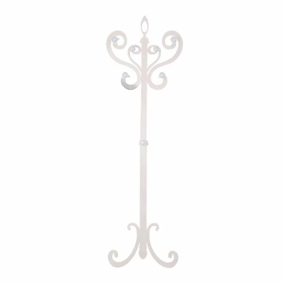 Percha de pared de diseño moderno en hierro coloreado Made in Italy - Torres Viadurini