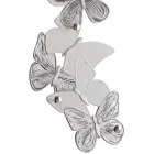 Percha de pared con diseño de mariposas 5pomelli made in Italy Brice Viadurini