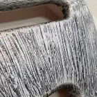 Diseño de suspensión de pared decorado a mano en hoja de plata Holt Viadurini