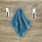 Perchero de pared de Corian con inserto blanco o negro, 3 piezas - Appiccio Viadurini