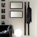 Perchero de pared en MDF lacado con gancho doble Made in Italy - Mercury Viadurini