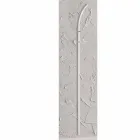 Perchero de pared de metal con 2 ganchos y luz LED Made in Italy - Osmio Viadurini