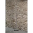 Perchero de Piso 5 Brazos Acero y Acrílico Transparente - Gloriano Viadurini