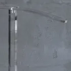 Perchero de suelo de cristal acrílico transparente Essential - Ginergo Viadurini