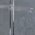 Perchero de suelo de cristal acrílico transparente Essential - Ginergo Viadurini