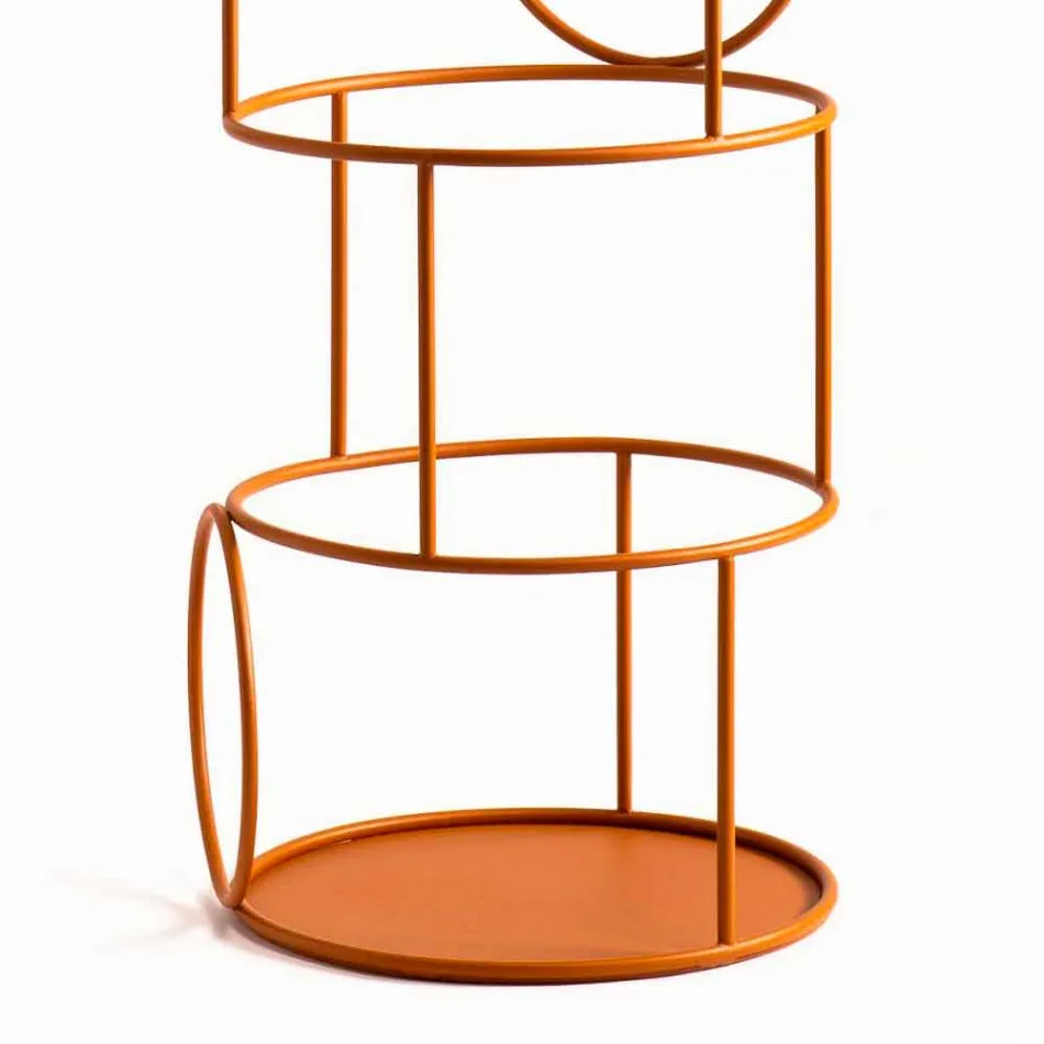 Perchero de pie de diseño en acero coloreado Made in Italy - Vituzzo Viadurini