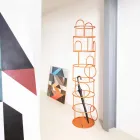 Perchero de pie de diseño en acero coloreado Made in Italy - Vituzzo Viadurini