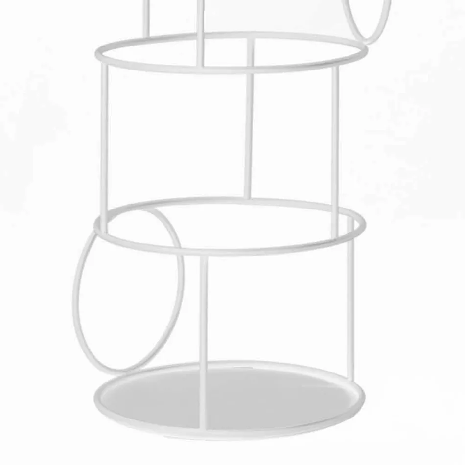 Perchero de pie de diseño en acero coloreado Made in Italy - Vituzzo Viadurini