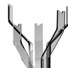 Perchero de pie con 5 ganchos Andrea, diseño moderno. Viadurini