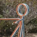 Perchero de pie de acero de 3 piezas Made in Italy - Steward by Myyour Viadurini