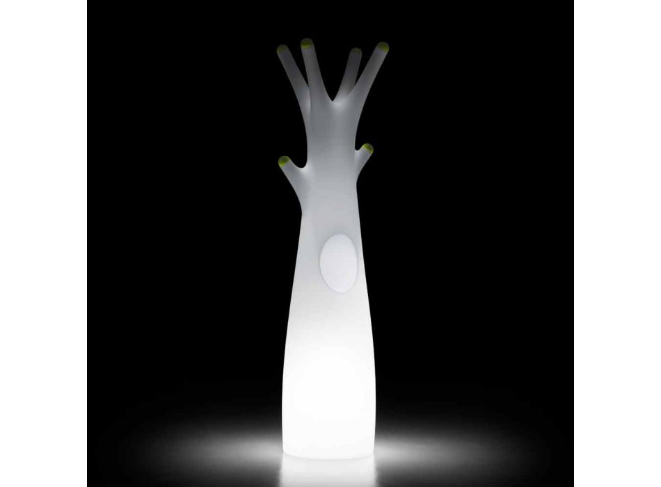 Perchero luminoso de polietileno con luz LED Made in Italy - Oldia Viadurini