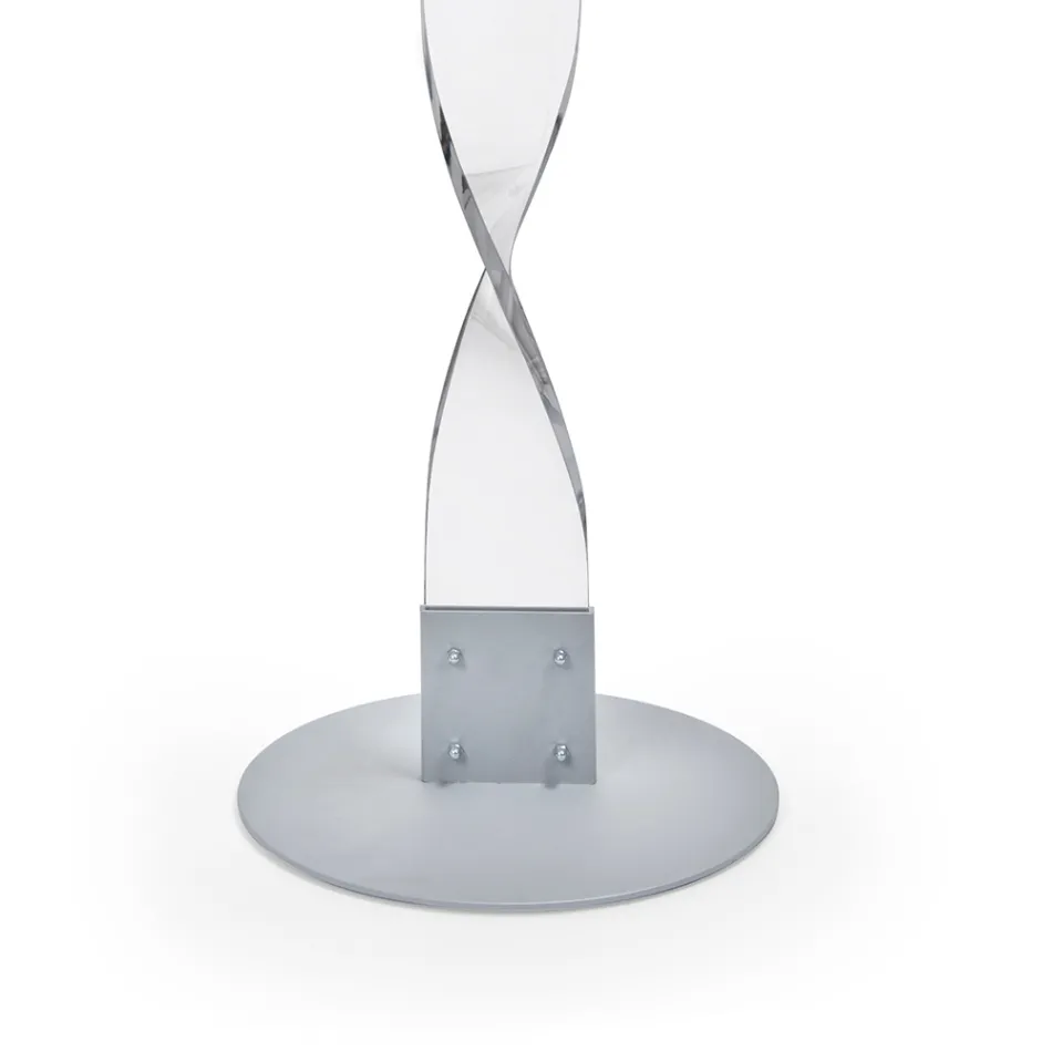 Perchero de cristal acrílico puro PMMA Made in Italy - Lilo Viadurini