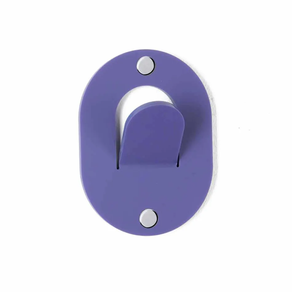 Colgador de pared en plexiglás de colores 5 piezas Clip Design - Freddie Viadurini