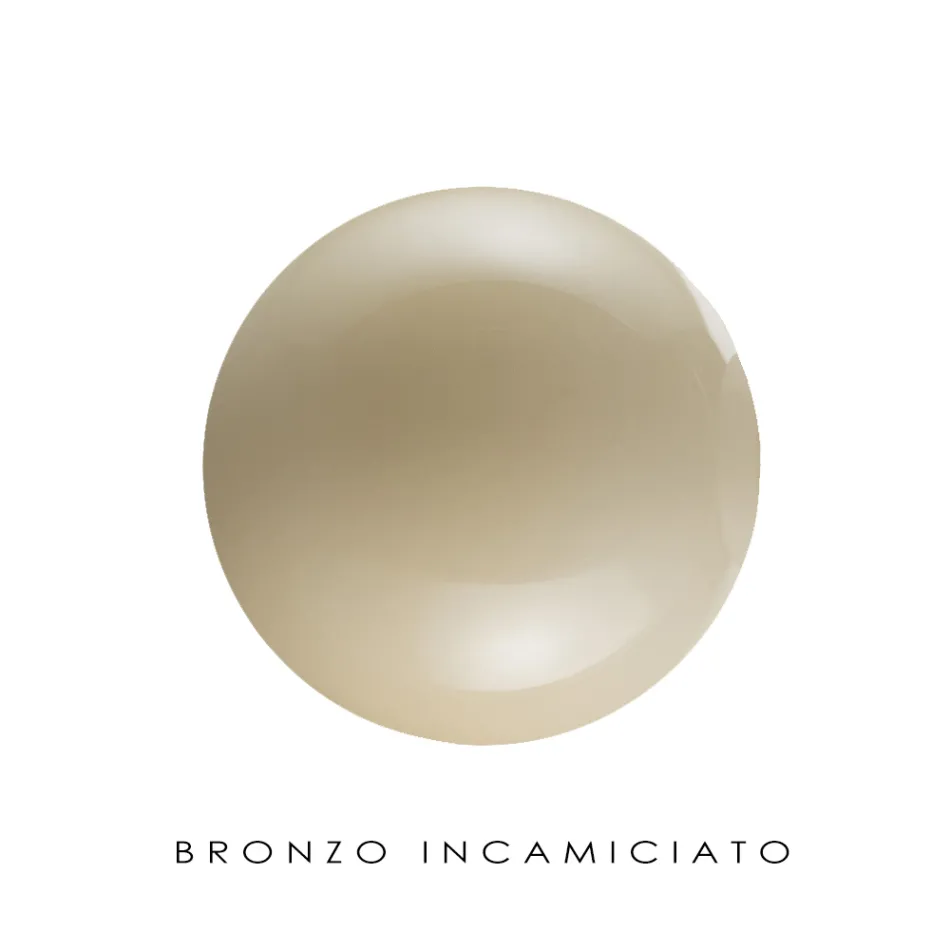 Lumira - Lámpara de pared de dos luces con placa vertical en cristal y metal. Fabricada en Italia. Viadurini