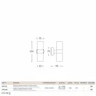 Contemporáneo exterior doble de latón emisión Abarth 204 Viadurini