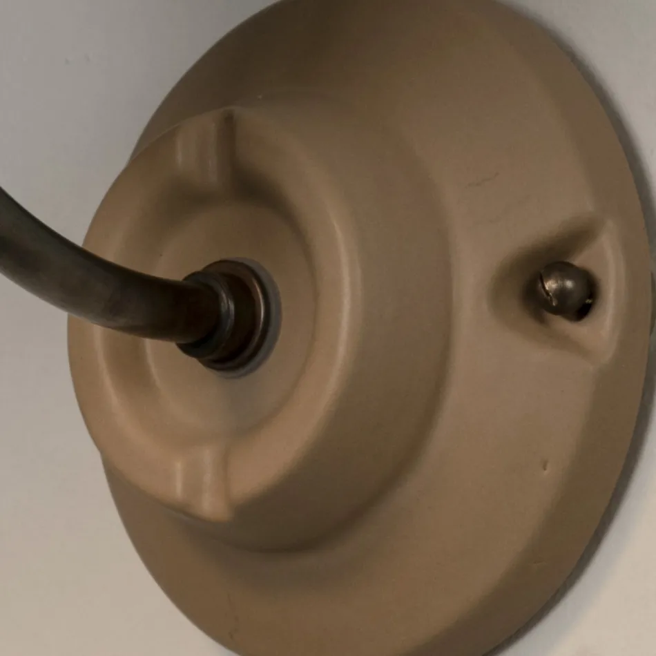 Lámpara de pared de exterior hecha a mano de mayólica Made in Italy - Toscot Battersea Viadurini