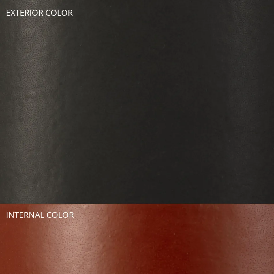 Lámpara de pared para exterior de mayólica toscana hecha a mano en Italia - Toscot Bistrò Viadurini