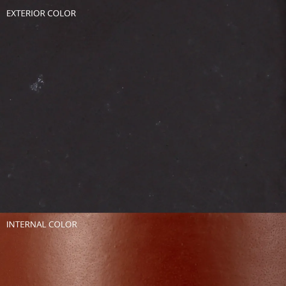 Lámpara de pared para exterior de mayólica toscana hecha a mano en Italia - Toscot Bistrò Viadurini