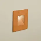 Aplique de exterior cuadrado, terracota coloreada - Toscot Viadurini