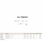 Apliques Moda pequeña cobre y metacrilato blanco Viadurini