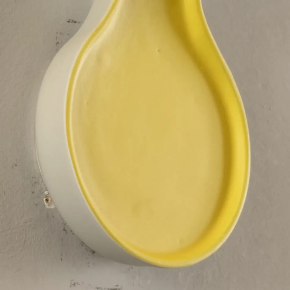 Apliques de cerámica y aluminio hechos a mano en Italia - Toscot Clover Viadurini