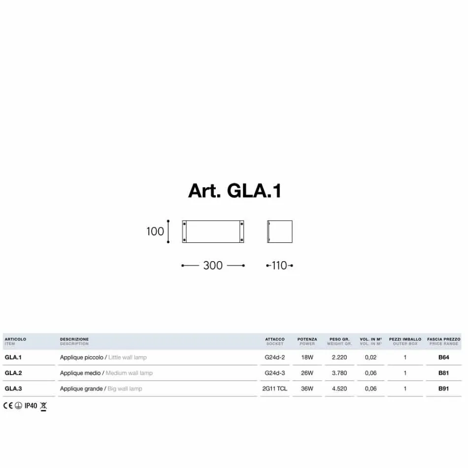 Gres pared de cerámica blanca Glamour Aldo Bernardi Viadurini