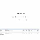 Gres pared de cerámica blanca Glamour Aldo Bernardi Viadurini