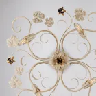 Aplique LED de metal cromado para una iluminación elegante y funcional – Fiore Viadurini