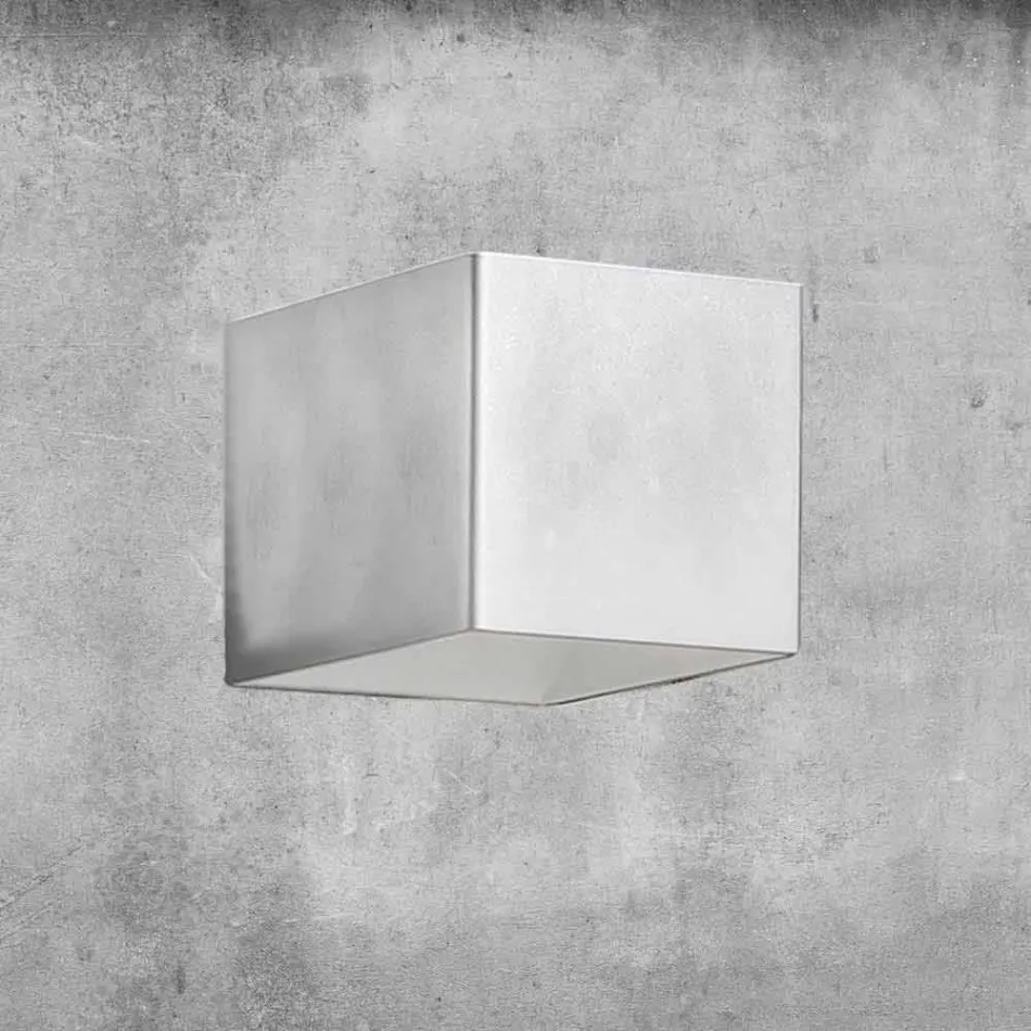 Aplique de latón y yeso Made in Italy - Cubetto Aldo Bernardi Viadurini