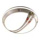 Lámpara de pared o de techo para jardín en aluminio pintado a mano - Brindisi Viadurini