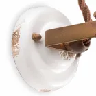 Cerámica de pared ajustable y centro de atención de metal Kendra Ferroluce Viadurini