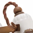 Cerámica de pared ajustable y centro de atención de metal Kendra Ferroluce Viadurini