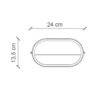 Aplique de Exterior Horizontal en Cerámica Flores Pintadas a Mano - Brindisi Viadurini