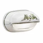 Aplique de Exterior Horizontal en Cerámica Flores Pintadas a Mano - Brindisi Viadurini