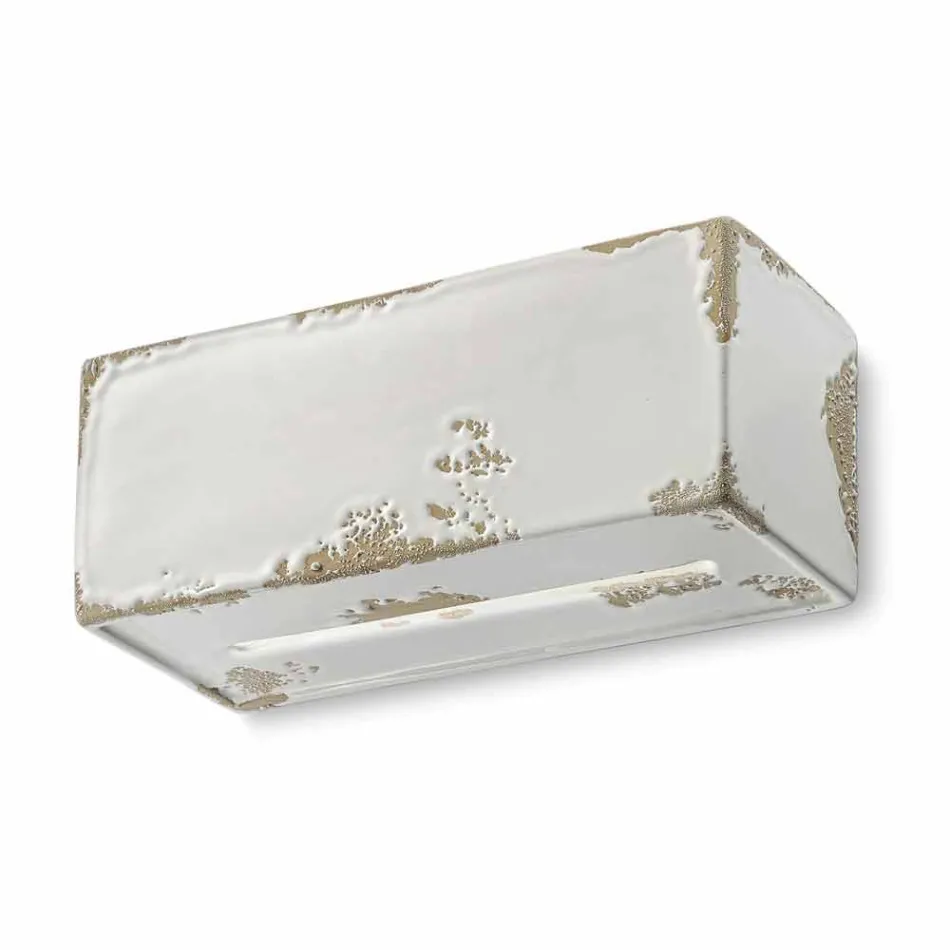 Pared de cerámica hecha a mano retro Ferroluce Viadurini