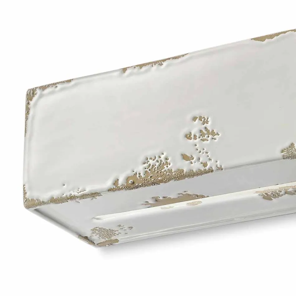 Pared de cerámica hecha a mano retro Ferroluce Viadurini