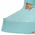 Pared de la vendimia centro de atención de cerámica hecha a mano Sandra Ferroluce Viadurini