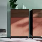 Muebles de dormitorio de 5 elementos Made in Italy Luxury - Zakynthos Viadurini