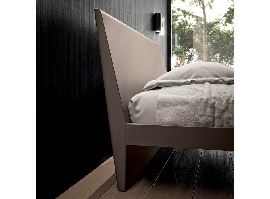 Muebles de dormitorio de estilo moderno de 5 elementos hechos en Italia - Diamante Viadurini