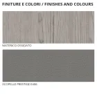 Muebles de dormitorio doble con 4 elementos Made in Italy - Lucania Viadurini