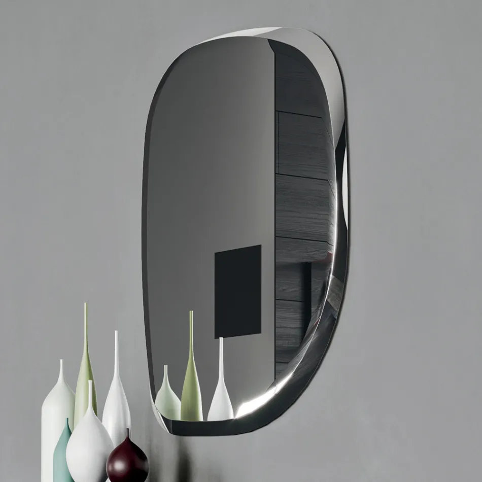 Muebles de dormitorio doble con 5 elementos Made in Italy - Scampia Viadurini