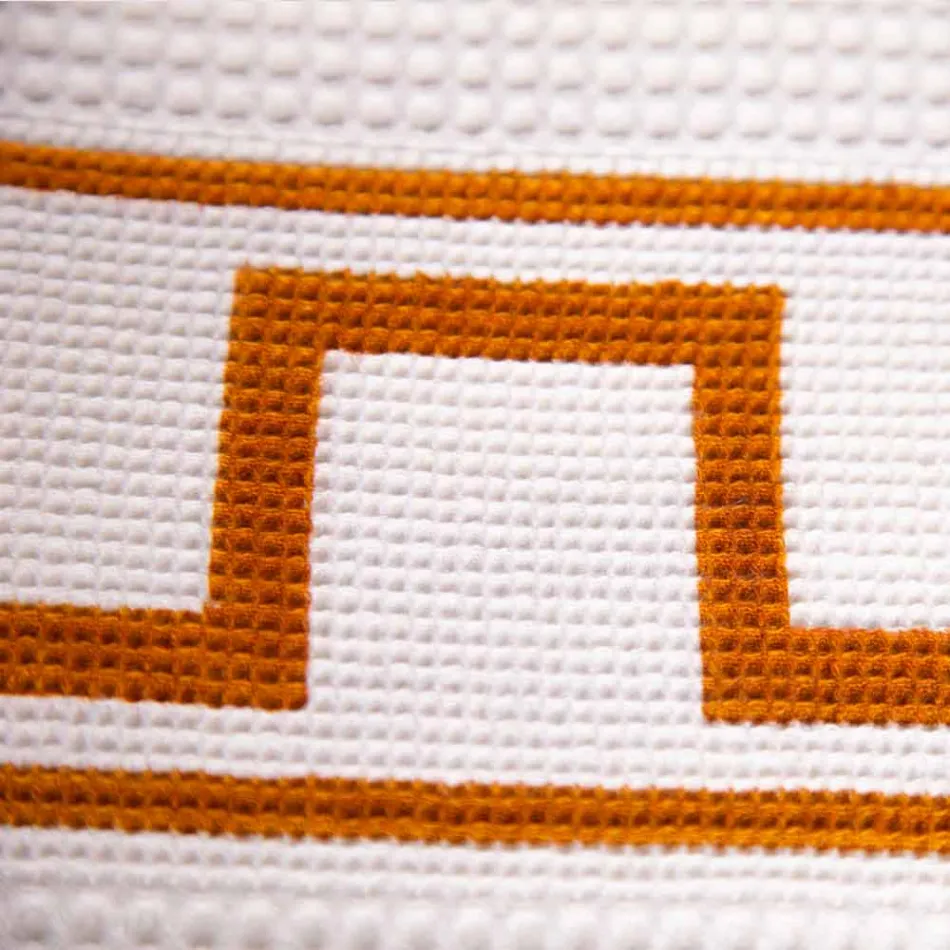 Toalla de una pieza de algodón italiano impresa a mano - Marcas Viadurini