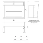 Barra de Bar Luminosa con Accesorio Organizador y Botellero - Reportaje Viadurini