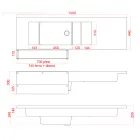 Barra de Bar Luminosa con Accesorio Organizador y Botellero - Reportaje Viadurini