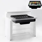 Barra de luces de jardín de diseño moderno Slide Break Line Viadurini