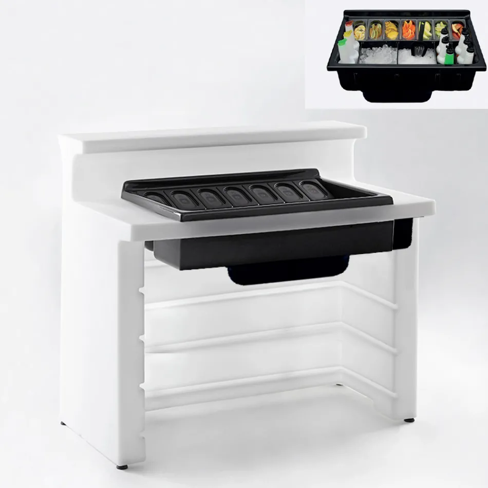 Barra de luces de jardín de diseño moderno Slide Break Line Viadurini