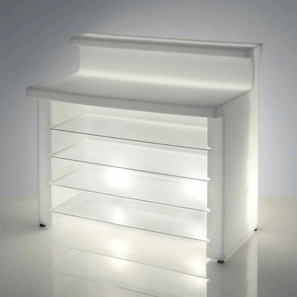 Barra de bar de estilo moderno Slide Break Line bright hecha en Italia Viadurini