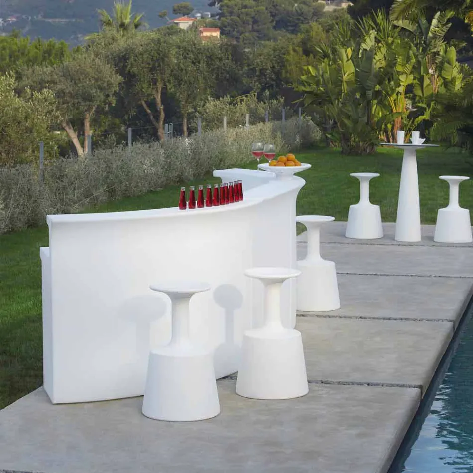 Barra de bar de estilo moderno Slide Break Line bright hecha en Italia Viadurini