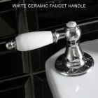 Mezclador de bidé de 3 orificios con entrega interna de latón Made in Italy - Noriana Viadurini